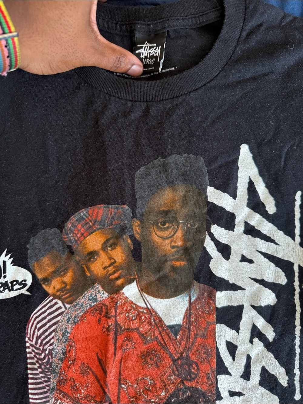 Stussy x Yo! MTV Raps Limited Edition De La Soul Graphic Tee - Picture 2 of 3